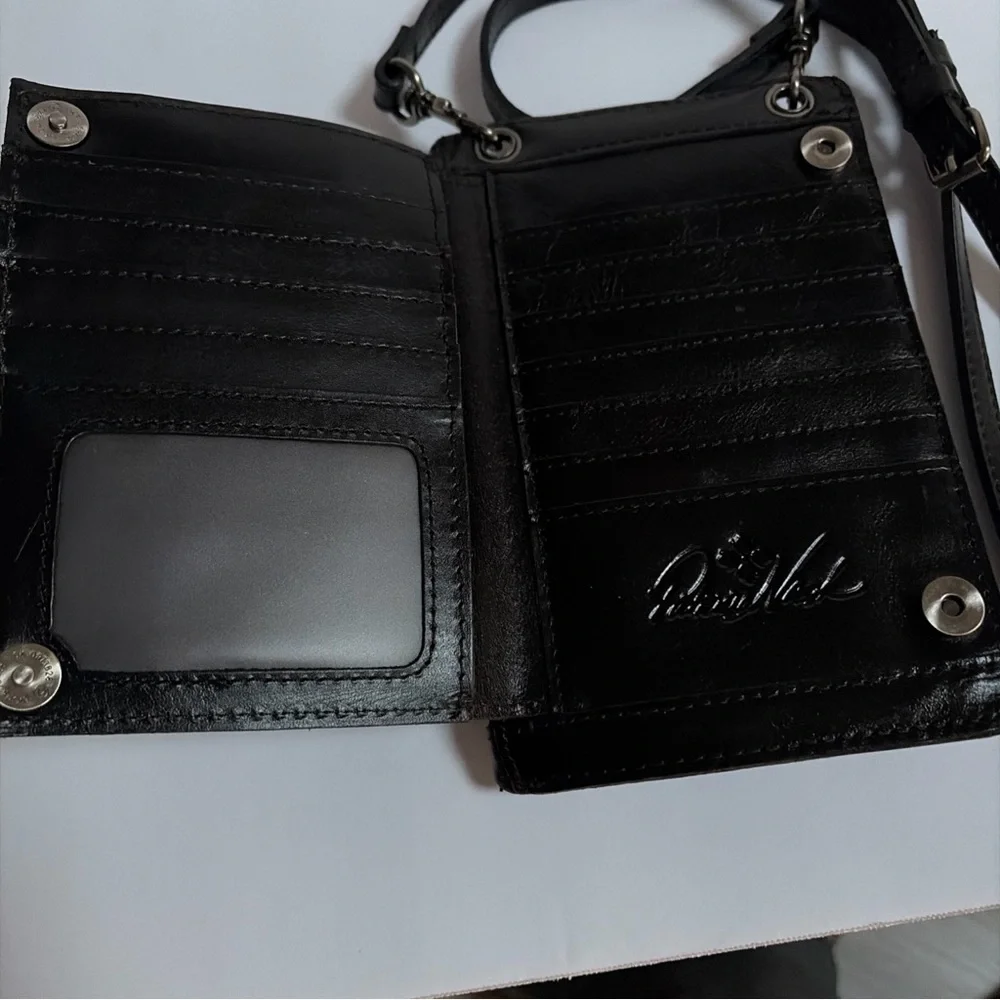 Patricia Nash Chiavella Phone Black Crossbody Bag Wallet NWOT - Picture 9 of 12